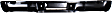 1992 Chevrolet C1500 - Step Bumper, Stepside, For Models With Impact Strip Holes, Powdercoated Black, Face Bar Only; With pad provision, Without mounting bracket(s)