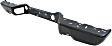 Step Bumper, Powdercoated Black Face Bar Only; With pad provision Without mounting bracket(s)