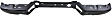 Step Bumper, Powdercoated Black Face Bar Only; With pad provision Without mounting bracket(s)