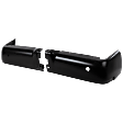 2010 Ford F-150 FX4 - Step Bumper, Styleside, For Models With Rear Object Sensor Holes, Powdercoated Black, Face Bar Only; With pad provision, Without mounting bracket(s)