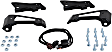 2002 GMC Sierra 1500 Base - Step Bumper, Fleetside, Powdercoated Black, Face Bar and Pads, With mounting bracket(s)