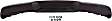 Step Bumper, Powdercoated Black Face Bar and Pads Without mounting bracket(s)