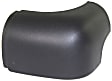 Rear, Passenger Side Bumper End, Textured Plastic
