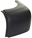 Rear, Passenger Side Bumper End, Textured Plastic