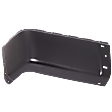 Rear, Driver Side Bumper End, Painted Black Steel