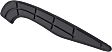 Driver Side Bumper Step Pad, Black