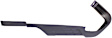 Passenger Side Bumper Step Pad, Black, For Models With Dual Rear Wheels