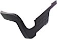 Driver Side Bumper Step Pad, Black, For Models With Dual Rear Wheels