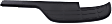Passenger Side Bumper Step Pad, Black