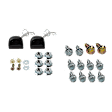 Step Bumper, Chrome, Face Bar and Pads, For Models with Rear Object Sensor Holes