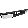 2010 Chevrolet Silverado 2500 HD - Step Bumper, For Models Without Rear Object Sensor Holes, Chrome, Face Bar and Pads, Without mounting bracket(s)