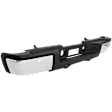 2013 GMC Sierra 3500 HD Denali 8 Cyl 6.6L - Step Bumper, For Models With Dual Rear Wheels and Rear Object Sensor, Chrome, Face Bar and Pads, Without mounting bracket(s)