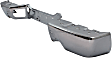 Step Bumper, Chrome Face Bar Only; With pad provision Without mounting bracket(s)