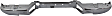 Step Bumper, Chrome Face Bar Only; With pad provision Without mounting bracket(s)