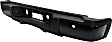 2007-2010 Chevrolet Silverado 3500 HD - Step Bumper, Powdercoated Black Face Bar and Pads Without mounting bracket(s)