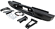 Step Bumper, Powdercoated Black Face Bar and Pads With mounting bracket(s)