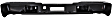 Step Bumper, Powdercoated Black Face Bar and Pads With mounting bracket(s)