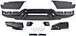 Step Bumper, Powdercoated Black Face Bar and Pads With mounting bracket(s)