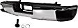 Step Bumper, Chrome Face Bar and Pads Without mounting bracket(s)