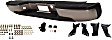 2004 Chevrolet Silverado 1500 WT - Step Bumper, Fleetside, Powdercoated Silver, Face Bar and Pads, With mounting bracket(s)