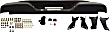 2004 Chevrolet Silverado 1500 WT - Step Bumper, Fleetside, Powdercoated Silver, Face Bar and Pads, With mounting bracket(s)