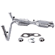 2000 GMC C2500 - Catalytic Converter, 5.7L, Federal EPA Standard, 46-State Legal (Cannot ship to CA, CO, NY or ME), RWD, Undercar, Dual Converter Y-Pipe, Under 8500 GVW, Direct Replacement Series