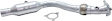 2006 Chrysler Pacifica Limited - Catalytic Converter, 6 Cyl 3.5L, Federal EPA Standard, 46-State Legal (Cannot ship to CA, CO, NY or ME), Undercar, 3 Bolt Inlet Flange, Direct Replacement Series