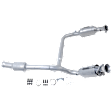 2012 Chevrolet Avalanche - Catalytic Converter, 5.3L 8Cyl, Federal EPA Standard, 46-State Legal (Cannot ship to CA, CO, NY or ME), Undercar, Direct Replacement Series