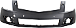 2014 Cadillac SRX - Front, Upper Primed Bumper Cover, For Models With Pre-Collision System