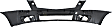 2014 Cadillac SRX - Front, Upper Primed Bumper Cover, For Models With Pre-Collision System