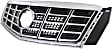 Grille Assembly, Chrome Shell with Painted Gray Insert, Base Model, 6 Cyl., 3.6L Engine