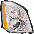 Passenger Side Headlight, without Bulb, HID/Xenon, Clear Lens, without HID Bulb and Ballast, 8 Cyl., 4.6L Engine