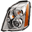 2006-2011 Cadillac DTS - Driver Side Headlight, without Bulb, HID/Xenon, Clear Lens, without HID Bulb and Ballast, 8 Cyl., 4.6L Engine