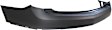 Rear, Upper Primed Bumper Cover, Without Parking Aid Sensor Holes, CAPA Certified