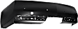 Rear Primed Bumper Cover, Coupe, V Model, Without Parking Aid Sensor Holes, CAPA Certified