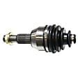 Front, Driver Side Axle Assembly
