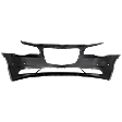 Front Primed Bumper Cover, Except SRT-8 Model, With Parking Aid Sensor Holes, CAPA CERTIFIED