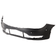 Front Primed Bumper Cover, For Models With Front and Rear Park Assist System (Code XH4)