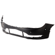 Front Primed Bumper Cover, For Models With Front and Rear Park Assist System (Code XH4), CAPA Certified
