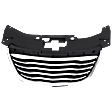 2014 Chrysler 200 S - Grille, Chrome Shell with Painted Silver Insert, CAPA Certified
