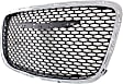 Grille Assembly, Chrome Shell with Painted Black Insert