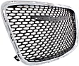 Grille Assembly, Chrome Shell with Painted Black Insert