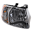Passenger Side Headlight, with Bulb, Halogen, without Turn Signal Light Bulb, For Models with 113 inch Wheelbase