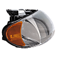 Passenger Side Headlight, with Bulb, Halogen, without Turn Signal Light Bulb, For Models with 113 inch Wheelbase