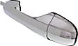 Front Or Rear, Passenger Side Chrome Exterior Door Handle, Without Key Hole, Sport Utility