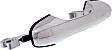 Front Or Rear, Passenger Side Chrome Exterior Door Handle, Without Key Hole, Sport Utility