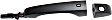 2011-2020 Chrysler 300 - Front, Driver Side Primed Exterior Door Handle, With Key Hole