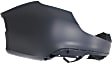 Rear Primed Bumper Cover, With Exhaust Hole, Without Parallel Parking Assist, Sedan, CAPA Certified