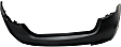 Rear Primed Bumper Cover, Sedan, With Parallel Parking Assist, Without Exhaust Hole, CAPA Certified