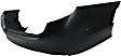 Rear Primed Bumper Cover, Sedan, With Parallel Parking Assist, With Exhaust Hole, CAPA Certified
